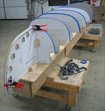 canoe forms mounted
